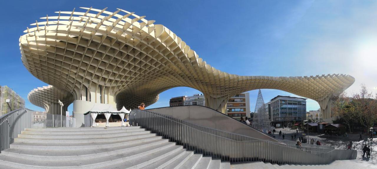 Azahar Metropol Parasol, Parking Gratis Para Coches Medianos セビリア エクステリア 写真